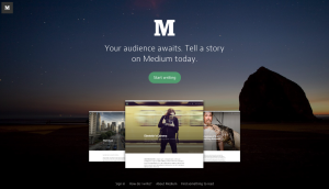 Medium hompage